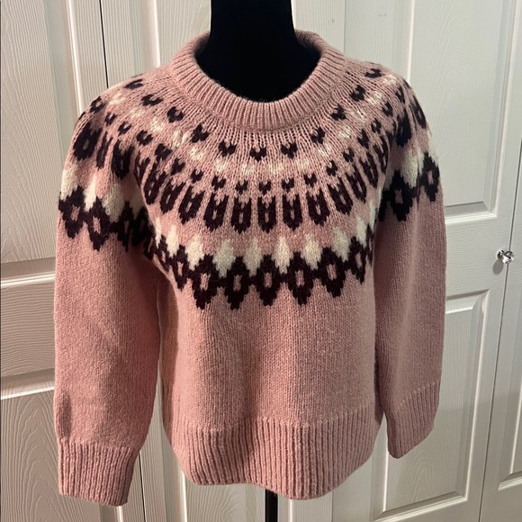 New Veronica Beard Anne Fairisle Pullover Sweater - Picture 4 of 9